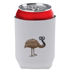 Ostrich T-shirtwhite Look Calm Ostrich 23 T-shirt (1) Can Holder by EnriqueJohnson