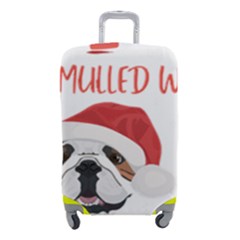 English Bulldog T- Shirt English Bulldog Mulled Wine Christmas T- Shirt Luggage Cover (small) by ZUXUMI