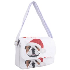 English Bulldog T- Shirt English Bulldog Mulled Wine Christmas T- Shirt Courier Bag by ZUXUMI