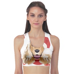 English Cocker Spaniel T- Shirt English Cocker Spaniel Merry Christmas T- Shirt (1) Fitness Sports Bra by ZUXUMI