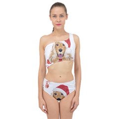 English Cocker Spaniel T- Shirt English Cocker Spaniel Merry Christmas T- Shirt (1) Spliced Up Two Piece Swimsuit by ZUXUMI