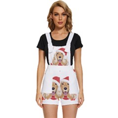 English Cocker Spaniel T- Shirt English Cocker Spaniel Merry Christmas T- Shirt (1) Short Overalls by ZUXUMI