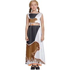 Otter T-shirtbecause Otters Are Freaking Awesome Sea   Otter T-shirt Kids  Satin Sleeveless Maxi Dress by EnriqueJohnson