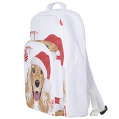 English Cocker Spaniel T- Shirt English Cocker Spaniel Merry Christmas T- Shirt (2) Double Compartment Backpack by ZUXUMI