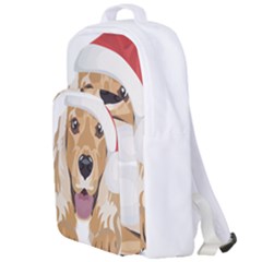 English Cocker Spaniel T- Shirt English Cocker Spaniel Merry Christmas T- Shirt (3) Double Compartment Backpack by ZUXUMI