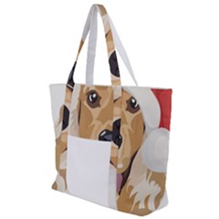 English Cocker Spaniel T- Shirt English Cocker Spaniel Merry Christmas T- Shirt (3) Zip Up Canvas Bag