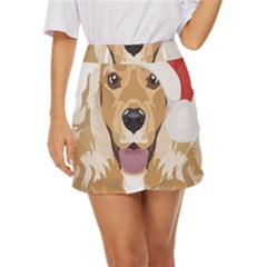 English Cocker Spaniel T- Shirt English Cocker Spaniel Merry Christmas T- Shirt (3) Mini Front Wrap Skirt