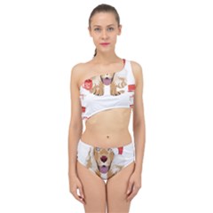 English Cocker Spaniel T- Shirt English Cocker Spaniel Merry Christmas T- Shirt (7) Spliced Up Two Piece Swimsuit by ZUXUMI