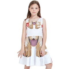 English Cocker Spaniel T- Shirt English Cocker Spaniel Merry Christmas T- Shirt (7) Kids  Skater Dress by ZUXUMI