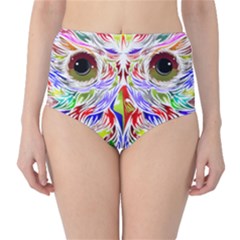 Owl T-shirtowl Color Full For Light Color T-shirt T-shirt Classic High-waist Bikini Bottoms by EnriqueJohnson