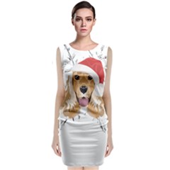 English Cocker Spaniel T- Shirt English Cocker Spaniel Merry Christmas T- Shirt Sleeveless Velvet Midi Dress by ZUXUMI