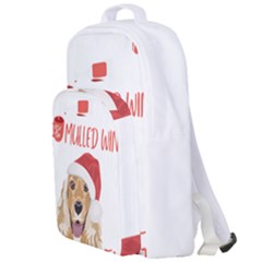 English Cocker Spaniel T- Shirt English Cocker Spaniel Mulled Wine Christmas T- Shirt Double Compartment Backpack by ZUXUMI