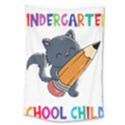 Enrollment Boy T- Shirt Goodbye Kindergarten I Am A Schoolchild Now! T- Shirt (3) Large Tapestry View1