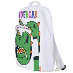 Enrollment Boy T- Shirt Goodbye Kindergarten I Am A Schoolchild Now! T- Shirt (5) Double Compartment Backpack by ZUXUMI