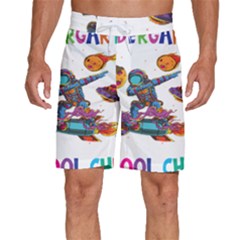 Enrollment Boy T- Shirt Goodbye Kindergarten I Am A Schoolchild Now! T- Shirt Men s Beach Shorts by ZUXUMI