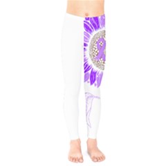 Epilepsy Awareness T- Shirt Epilepsy Awareness Sunflower God Give The Hardest Battles T- Shirt Kids  Leggings by ZUXUMI