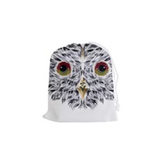 Owl T-shirtowl Metalic Edition T-shirt Drawstring Pouch (small) by EnriqueJohnson