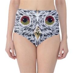 Owl T-shirtowl Metalic Edition T-shirt Classic High-waist Bikini Bottoms by EnriqueJohnson