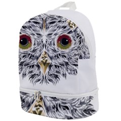 Owl T-shirtowl Metalic Edition T-shirt Zip Bottom Backpack by EnriqueJohnson