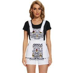 Owl T-shirtowl Metalic Edition T-shirt Short Overalls by EnriqueJohnson