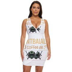 Paintball T-shirtif It Involves Coffee Paintball T-shirt Draped Bodycon Dress by EnriqueJohnson