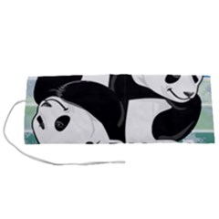 Panda Bear T-shirtcute Panda Bears T-shirt Roll Up Canvas Pencil Holder (s) by EnriqueJohnson