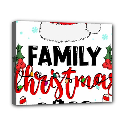 Family Christmas T- Shirt Family Christmas 2022 T- Shirt Canvas 10  X 8  (stretched) by ZUXUMI