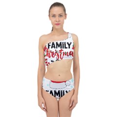 Family Christmas T- Shirt Family Christmas 2022 T- Shirt Spliced Up Two Piece Swimsuit by ZUXUMI