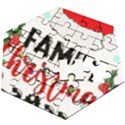 Family Christmas T- Shirt Family Christmas 2022 T- Shirt Wooden Puzzle Hexagon View2