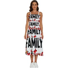 Family Christmas T- Shirt Family Christmas 2022 T- Shirt Sleeveless Shoulder Straps Boho Dress by ZUXUMI