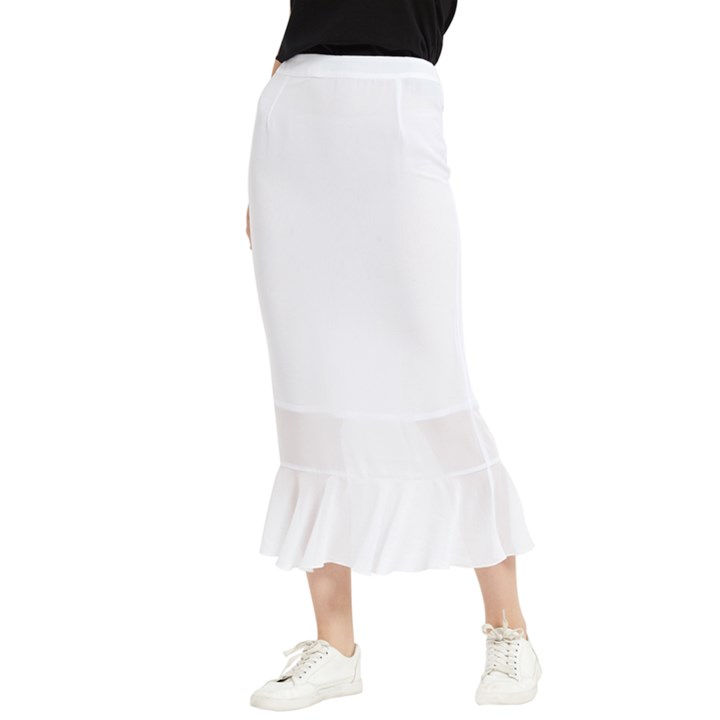 Bread Baking T- Shirt Funny Bread Baking Baker Bake It Happen T- Shirt (2) Maxi Fishtail Chiffon Skirt