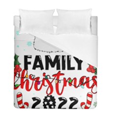 Family Christmas T- Shirt Family Christmas 2022 T- Shirt Duvet Cover Double Side (full/ Double Size) by ZUXUMI