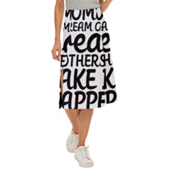 Bread Baking T- Shirt Funny Bread Baking Baker Bake It Happen T- Shirt Midi Panel Skirt by JamesGoode