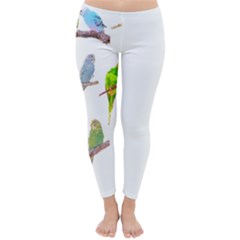 Parakeet T-shirtlots Of Colorful Parakeets - Cute Little Birds T-shirt Classic Winter Leggings