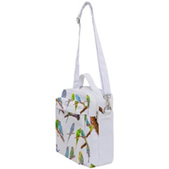 Parakeet T-shirtlots Of Colorful Parakeets - Cute Little Birds T-shirt Crossbody Day Bag