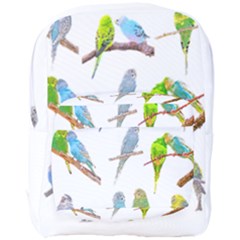 Parakeet T-shirtlots Of Colorful Parakeets - Cute Little Birds T-shirt Full Print Backpack