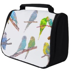 Parakeet T-shirtlots Of Colorful Parakeets - Cute Little Birds T-shirt Full Print Travel Pouch (Big)