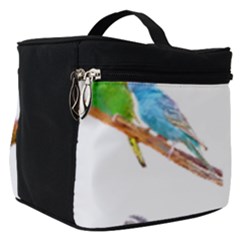 Parakeet T-shirtlots Of Colorful Parakeets - Cute Little Birds T-shirt Make Up Travel Bag (Small)