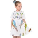 Parakeet T-shirtlots Of Colorful Parakeets - Cute Little Birds T-shirt Kids  Sailor Dress View1