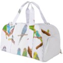 Parakeet T-shirtlots Of Colorful Parakeets - Cute Little Birds T-shirt Burner Gym Duffel Bag View1