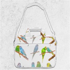 Parakeet T-shirtlots Of Colorful Parakeets - Cute Little Birds T-shirt MacBook Pro 13  Shoulder Laptop Bag 