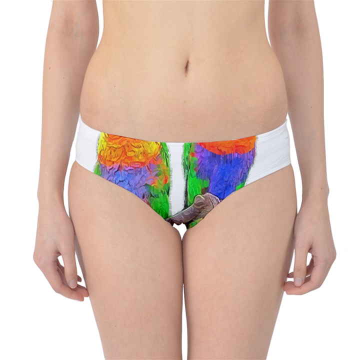 Parrots T-shirtcute Rainbow Loris - Lorikeet T-shirt Hipster Bikini Bottoms