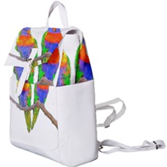 Parrots T-shirtcute Rainbow Loris - Lorikeet T-shirt Buckle Everyday Backpack by EnriqueJohnson