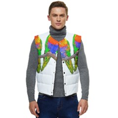 Parrots T-shirtcute Rainbow Loris - Lorikeet T-shirt Men s Button Up Puffer Vest	 by EnriqueJohnson