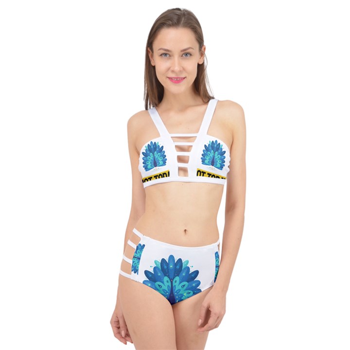 Peacock T-shirtnope Not Today Peacock 71 T-shirt Cage Up Bikini Set