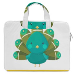 Peacock T-shirtnope Not Today Peacock 138 T-shirt Macbook Pro 16  Double Pocket Laptop Bag  by EnriqueJohnson