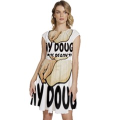 Bread Baking T- Shirt Funny Bread Baking Baker Crust A Girl Who Loves Bread Baking T- Shirt Cap Sleeve High Waist Dress by JamesGoode