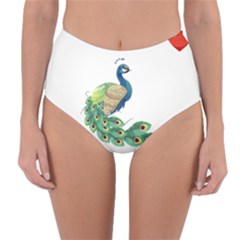 Peacock T-shirtsteal Your Heart Peacock 06 T-shirt Reversible High-waist Bikini Bottoms by EnriqueJohnson