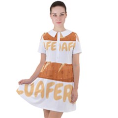 Bread Baking T- Shirt Funny Bread Baking Baker Loafers T- Shirt Short Sleeve Shoulder Cut Out Dress  by JamesGoode