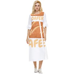 Bread Baking T- Shirt Funny Bread Baking Baker Loafers T- Shirt Double Cuff Midi Dress by JamesGoode